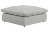 Stratus - Castered Cocktail Ottoman - Cement