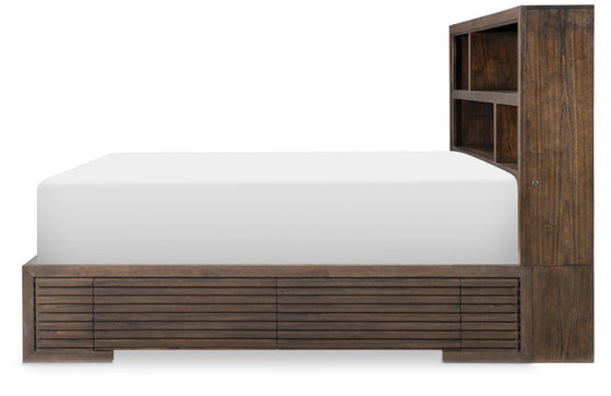 Architect - Complete Bookcase Bed With 1 Side Storage