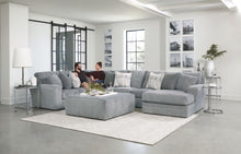  Glacier - Sectional With 9 Accent Pillows And Ottoman Set