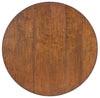 Fenmore - Complete Round Dining Table - Mocha And Distressed Cherry