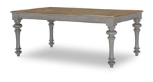  Kingston - Leg Table - Sandalwood Brown / Tweed Gray