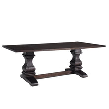  Parkins - Rectangular Dining Table - Rustic Espresso