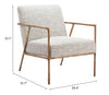 Norrebro - Accent Chair - Beige Frost