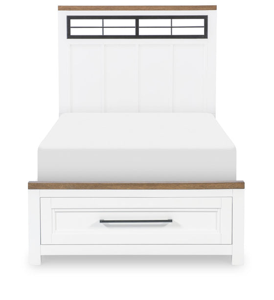 Dutton - Complete Panel Bed With Storage