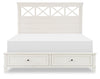 XXX's And OOO's - Complete Panel Bed With Storage Footboard