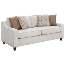  Christine - Upholstered Sloped Arm Sofa - Beige