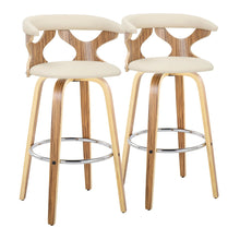  Gardenia - 30" Fixed-height Barstool (Set of 2) - Beige