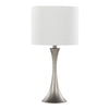 Lenuxe - 24" Metal Table Lamp (Set of 2) - White