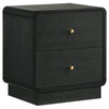 Cavelle - 2-Drawer Nightstand Bedside Table - Black