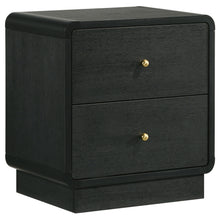  Cavelle - 2-Drawer Nightstand Bedside Table - Black