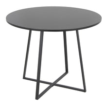  Cosmo - Canary Dining Table - Black Metal Base