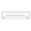 Jude - 2-Drawer Engineered Wood TV Stand - High Gloss White