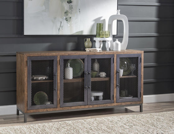 Artisan's Place - Credenza - Vintage Pine Ironwood