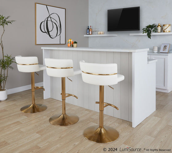 Cassis - Adjustable Barstool With Swivel