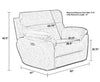 Sedona - Power Headrest With Lumbar Lay Flat Recliner