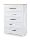 Beckett - Drawer Chest - Natural White With Dark Oak