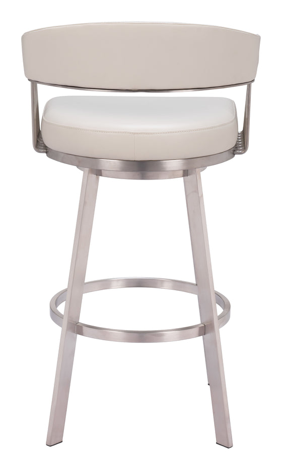 Bantry - Swivel Barstool - White