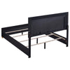 Marceline - Wood LED Panel Bed