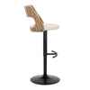 Cecina - Adjustable Barstool (Set of 2) - Beige