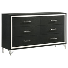  Lucia - 6-Drawer Dresser Cabinet - Black