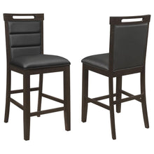  Prentiss - Upholstered Counter Chair (Set of 2) - Cappuccino