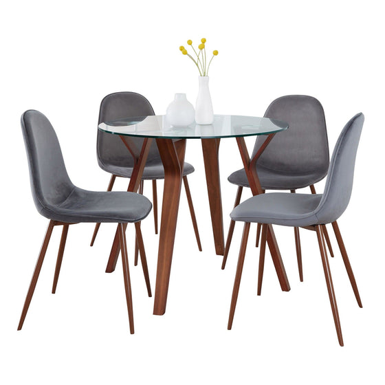 Folia - Round Pebble Dining Set