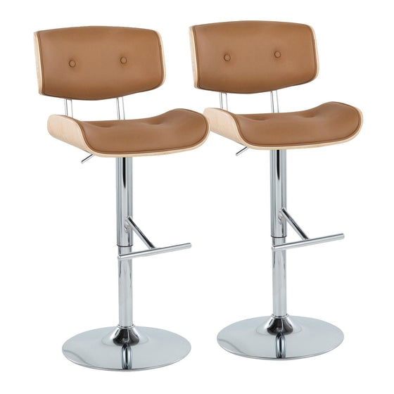 Lombardi - Adjustable Barstool (Set of 2)