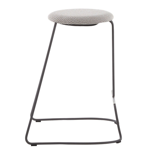 Finn - Counter Stool - Grey Steel Base (Set of 2)