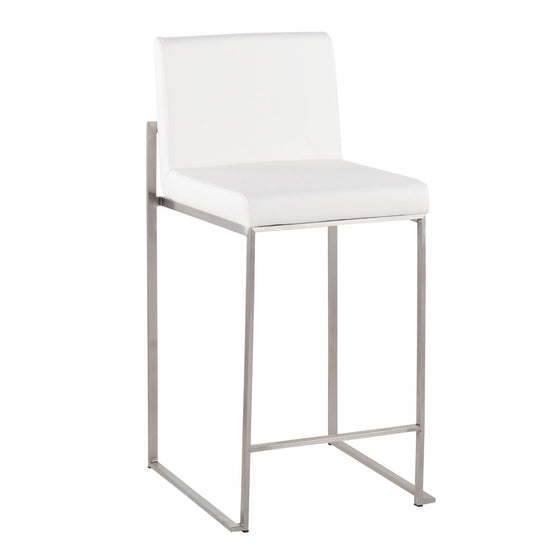 Fuji - High Back Upholstered Counter Stool Set