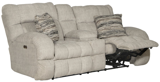 Ashland - Power Lay Flat Reclining Console Loveseat