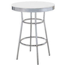  Retro - Round 30" 1950's Bistro Pub Height Bar Table