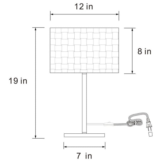 Ramiro - Drum Shade Metal Lamp