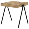 Avery - Square Solid Mango Wood Side End Table - Natural