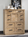 Torrance - Door Drawer Chest - Aged Driftwood