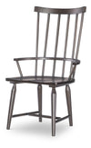 Fenmore - Spindle Arm Chair - Mocha And Distressed Cherry