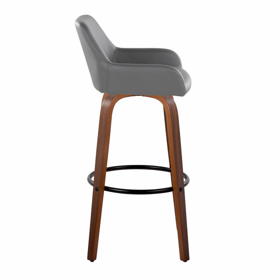 Daniella - 30" Fixed-Height Barstool (Set of 2) - Brown Base