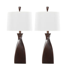  Curvo - 30" Polyresin Table Lamp (Set of 2) - Beige Linen