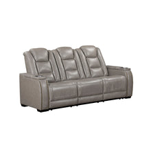  Breckenridge II - Sofa With Power Headrest & Footrest - Light - Gray