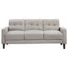 Bowen - Upholstered Track Arm Tufted Sofa Set