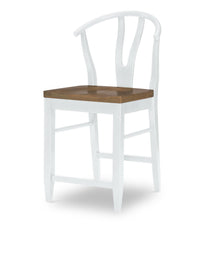  Beckett - Wishbone Back Counter Height Chair - White