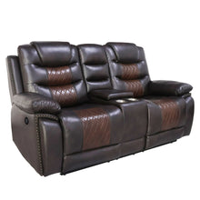  Nikko - Console Loveseat With Power Footrest - Brown