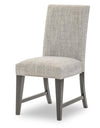 Hidden Canyon - Upholstered Side Chair - Dark Oak / Natural White