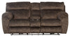 Sedona - Power Hdrst With Lumbar Lay Flat Reclining Console Loveseat With Storage & Cupholders