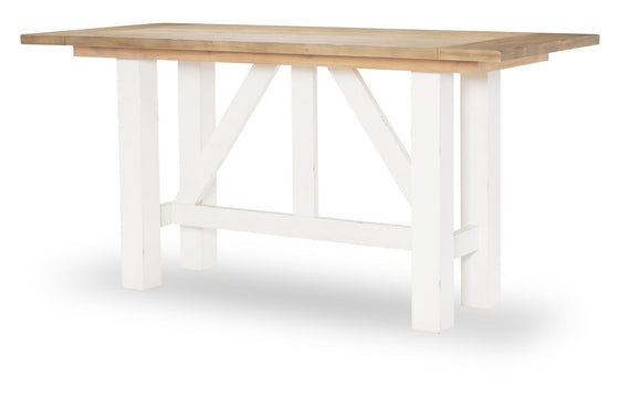 XXX's And OOO's - Counter Height Dining Table - Amber And Cotton