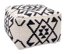  Lizardo - Ottoman - Beige / Black