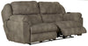 Flynn - Power Lay Flat Reclining Sofa Power Adjustable Headrest & Lumbar And Dual Heat & Massage - Fig