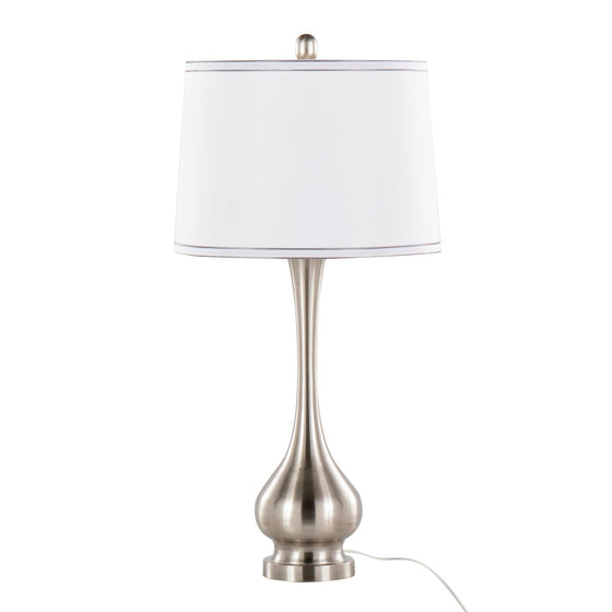 Cairo - 28" Metal Table Lamp (Set of 2) - White