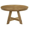 Danvers - Round Wood Dining Table - Brown Oak