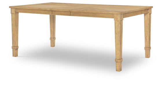 Linden - Rectangular Leg Table - Honeyed Oak