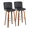 Henry - 30" Fixed-Height Barstool With Swivel (Set of 2)